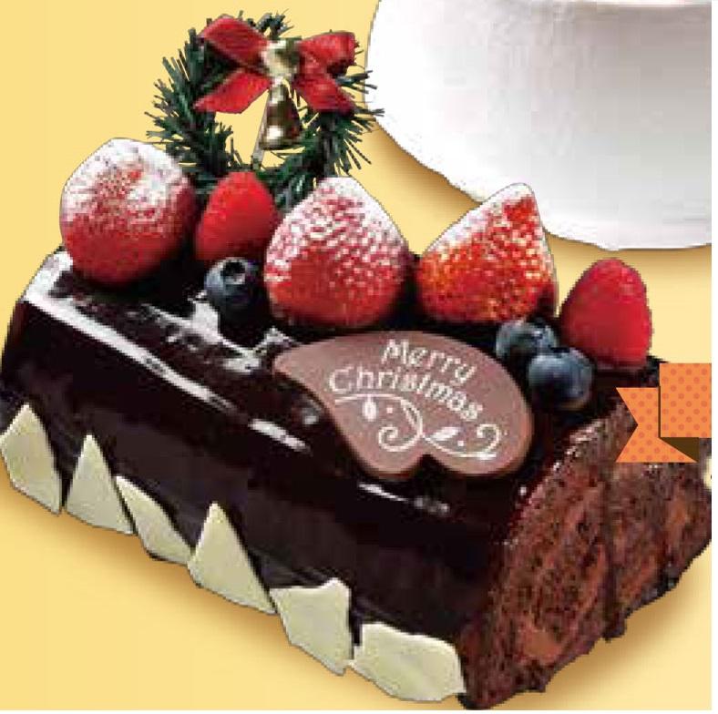 チョコロールクリスマスケーキ"